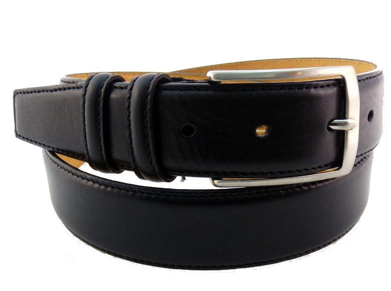 Cintura in vitello- nero - 35mm